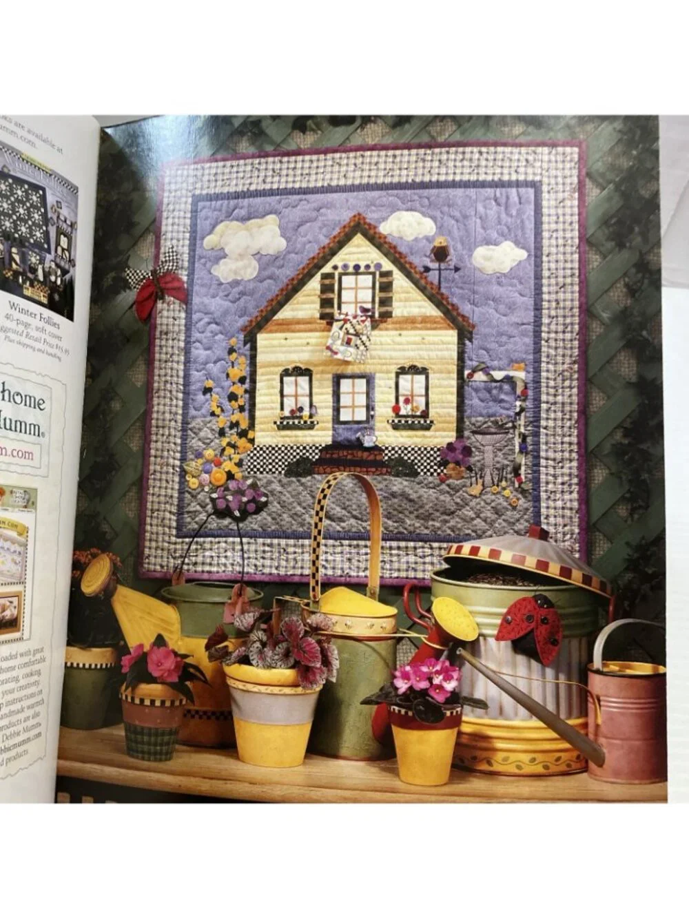 Debbie Mumm Cottage in Bloom Quilt Samplers Pattern Book 2001 - NEW (Read)